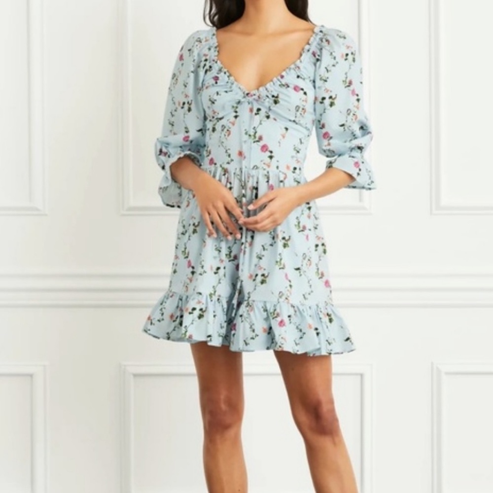 Hill House Home Samantha Nap Dress in Pond Floral Size XS